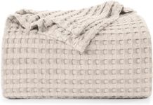 Utopia Bedding Cotton Waffle Blanke