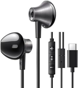 UGREEN USB C Headphones Wired with Mic & Volume Control, Hi-Fi Stereo Wired Type C Earphones Light-Weight Ergonomic Design Earbuds Compatible with iPhone 16 Pro Max, Galaxy S24 S23 Ultra S22 S21