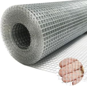 Loveerct GARDEN & HOME Hardware Cloth 1/4 Inch 16in X 20ft,23 Gauge Hot Dip Galvanized After Welded Cage Mesh Roll Square Chicken Wire Netting Rabbit Fence Snake Fencing Rodent Animals Weasel Raccoons