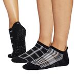 TAVI Women’s Savvy Grip Socks - Pilates Socks with Grips for Women, Slipper Socks for Pilates, Yoga, and Ballet, Barre Socks, Assorted, Small