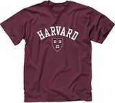 Ivysport Harvard University Short-Sleeve T-Shirt, Athletic, Crimson, Large