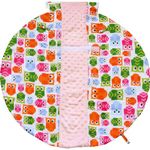 Itzy Ritzy Wrap and Roll Infant Carrier Arm Pad and Tummy Mat, Hoot