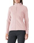 Outdoor Ventures Womens Fleece Jackets Ladies Lightweight Warm Full Zip Coat Soft Outerwear Running Jacket With 4 Large Pockets L