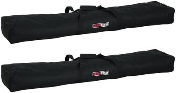 Gator Set of 2 Carry Bag with 50" Interior Holds (2) Speaker, Microphone or Lighting Stands (GPA-SPKSTDBG-50-2PK)