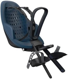 Thule Yepp 2 Mini - Front Mounted Child Bike seat - Shock-Absorbing Foam seat - Adjustable footrests & footstraps - Easy mounting System - Adjustable 5 Point Harness System
