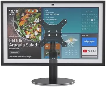 Letlar Tiltable Stand for Echo Show 21 & 15 (1st, 2nd Gen), Rotatable & Tiltable Up to 90 Degrees, Compatible with Echo Show 21, 15 1st & 2nd Gen, Aluminum Tabletop Stand