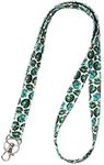 Lanyard Id Holder, Cotton Fabric Preschool Lanyard, Teacher Gift Neck Lanyard for Coworker Boss Teacher (Tropical-Leave)