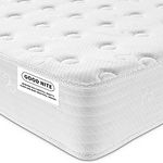 Good Nite Double Mattress Pocket Spring Mattress with Memory Foam Medium Firm Mattress Breathable Fabric Fire Resistant 8in Deep Double 135x190x20cm