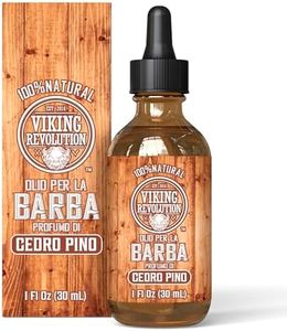 Viking Revolution - Olio Barba Uomo - Tutto Naturale Con Oli Di Argan E Jojoba Biologici - Ammorbidisce E Rafforza Barba - Olio Barba - Profumo Di Legno Di Cedro E Pino - 30 ml
