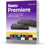 Roku Premiere | HD/4K/HDR Streaming Media Player with Simple Remote and Premium HDMI Cable