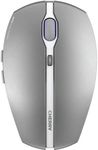 Cherry GENTIX BT Wireless Bluetooth Mouse, Multi-Device Function for up to 3 Devices, Switchable Resolution (1000/2000 DPI), 7 Buttons and Scroll Wheel, Battery Operated, Black (Frosted Silver)