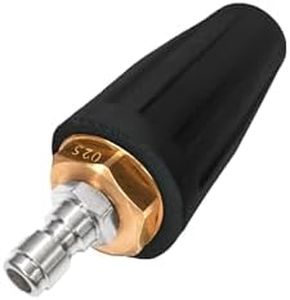 Giraffe Tools Pressure Washer Tips Turbo Nozzle, 4000 PSI Max Rotating Power Washer Nozzle with 1/4'' Quick Connect for Cleaning Brick, Concrete, and Vinyl Surfaces