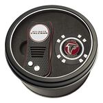 Team Golf NFL Atlanta Falcons Gift Set Switchfix Divot Tool & Chip, Includes 2 Double-Sided Enamel Ball Markers, Patented Design, Less Damage to Greens, Switchblade Mechanism