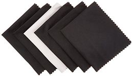 Amazon Basics Microfiber Cleaning Cloth for Electronics - Pack of 6, 6 x 7 Inches