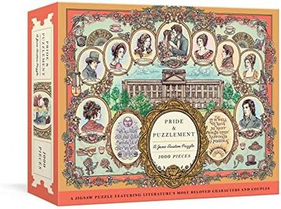 Pride and Puzzlement: A Jane Austen Puzzle: A 1000-Piece Jigsaw Puzzle Featuring Literature's Most Beloved Characters and Couples: Jigsaw Puzzles for Adults