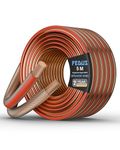FEDUS Audix,16 Gauge/AWG Speaker Wire Cable 5M 16.4 Feet Oxygen-Free Copper 2 Conductors Audio Cable For Car Speakers Stereos, Subwoofer, Home Theater Speakers, Hifi Surround Sound System