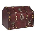 SICOHOME Large Treasure Chest Woode