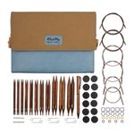 KnitPro Ginger Regal Interchangeable Needle Set 5" (13cm) | 11 Sizes (3.5mm to 12mm)