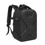 MOSISO Camera Backpack, DSLR/SLR/Mirrorless Insert Protection Photography Camera Bag Full Open Waterproof Hardshell Case with Tripod Holder&Laptop Compartment Compatible with Canon/Nikon/Sony, Black