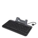 Belkin B2B131 MFi Certified Wired Tablet Keyboard with Stand & 30-Pin Connector for iPad/3rd/2nd Gen, Designed to School and Classroom, Black