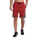 FamiFit Multipurpose Sports/Casual shorts - Cotton shorts - Red - M