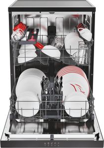 Hoover H-DISH 300 Dishwasher – Black Freestanding