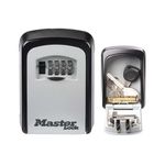 Master Lock Key Safe, 5401EURD, Wall Mounted, Medium, Strong Outdoor Weather Resistant Construction - Mounting Hardware Included