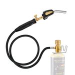 Propane Torch with 3.6Ft Hose - MAPP MAP-PRO Gas Torch Trigger Start & Adjustable Swirl Flame & Solid Brass CGA600 Thread, Portable Torch for Welding Soldering Lighting HVAC DIYer (Hook includ)