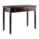 Winsome Solid Composite Wood Burke Writing Desk in Coffee Finish