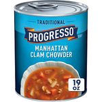 Progresso Traditional Soup, Manhattan Clam Chowder, 19-Ounce Cans (Pack of 6)