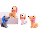 Geekmonkey Long Ear Dog-Shaped Erasers [Set of 4] – Return Gift Idea for Kids – Assorted Colour, Erasers for Kids