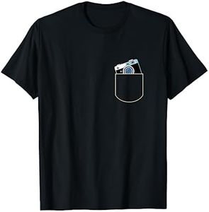 Macchina Fotografica In Tasca Regalo Fotografo Pocket Maglietta