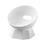 Table Stand Holder for Echo Dot (4th 5th Generation),Desktop Mount Base for Smart Bluetooth Speaker Devices for Home Office (White)