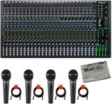 Mackie ProFX30v3 30 Channel 4-bus Professional Effects Mixer with USB w/Cloth,