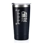 Dad Gifts Travel Coffee Mug Tumbler 590ml/20oz, Father Birthday Gifts from Daughter/Son for Daddy on Father's Day, Christmas, Stainless Steel Insulated - Dad Fuel