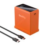 SMALLRIG NP-F970 10500mAh Replacement Battery for Sony NP-F970 F750 F550, PD 36W USB-C 3.5H Fast Charging, Camera Battery w/OLED Screen for Camera, Monitor, LED Video Light, Camcorder, Orange - 4576