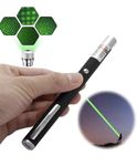 Fire Turtle Green Laser Pointer, High-Power 2000m Range, Long-Range Pointer for Cats, Presentations, Stargazing, and Hiking (Green Beam) Powered by 2 AAA Batteries