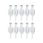 Vintage Shop S-Shaped Airlock (Pack of 10), Clear