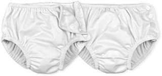 i play. Baby Boys 12 Months Baby and Toddler Swim Diaper, White/Snap, Months US