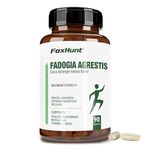 FOX HUNT Fadogia Agrestis 600mg| 1200mg Per Serving Powerful Extract to Support Athletic Performance, [Maximum Strength] Men�s Health Supplement for Muscle Growth � 90 Capsules.