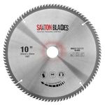 TCT255100TTCG Saxton TCT Circular Saw Blade 255mm x 100T x 30mm Bore (16, 20, 25mm and 25.4mm ring) Aluminium Laminate Hardwood