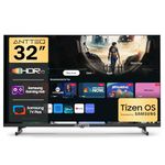Antteq 32 Inch Smart TV, 32" Tizen OS HD Television with Netflix Disney+ Gaming Hub Samsung TV Plus Dolby Audio, Small TV for Bedroom or Kitchen