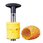 Pineapple Corer Remover, Stainless Steel Pineapple Core Remover Tool,Pineapple Slicer Cutter,Easy Kitchen Tool with Sharp Blade for Diced Fruit Rings