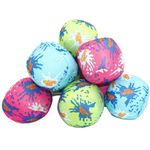 4E's Novelty 12 Pack - 3" Water Bomb Splash Balls - Water Absorbent Ball - Kids Pool Toys, Outdoor Water Activities for Kids, Pool Beach Party Favors. Water Fight Games