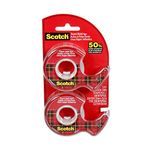 Scotch Tape Super Hold Tape, 19mm Wide x 16.5M, 2 Rolls in Dispensers