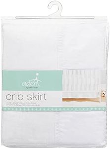 aden by aden + anais crib skirt, white