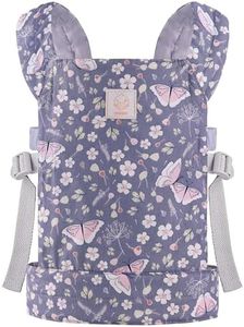GAGAKU Baby Doll Carrier for Little Girls Kids, Reborn Doll Accessories, Toy Baby Dolls Sling for Toddlers - Blue - Butterfly