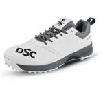 DSC Jaffa 22 Cricket Shoes for Mens, Size UK - 8, Color - White - Grey