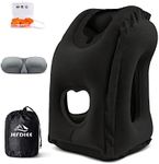 JefDiee Inflatable Travel Pillow, A