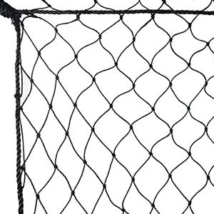 TNZMART Black Baseball Backstop Nets Baseball Practice Net Durable Sports Barrier Netting Batting Net for Baseball (10x3 Ft)